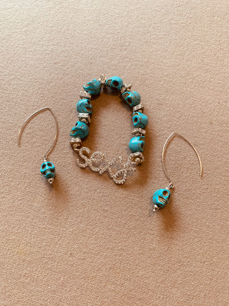 Women’s teal sexy set-On Sake